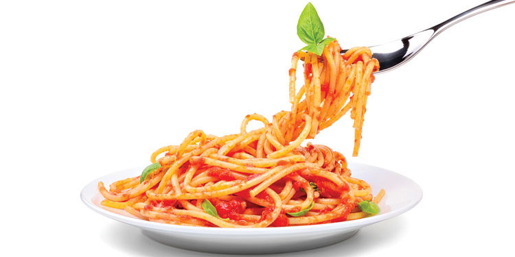 Spaghetti di verdure al pesto casalingo